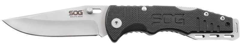 SOG SOGFF1001C Salute Mini 3.1" Folding Clip Point Blade G10 Handle
