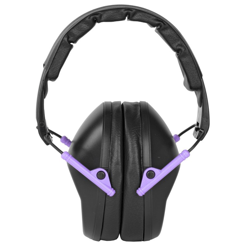 Walkers Game Ear / GSM Outdoors GWPFPM1BKPU PROLOW FLD MUFF PUR