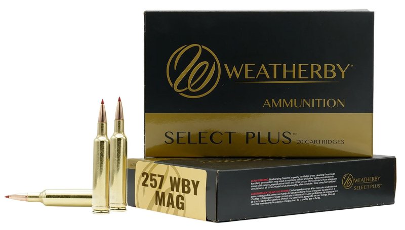 Weatherby Select Plus 257 Wby Mag 92gr Hammer Custom 20/Box