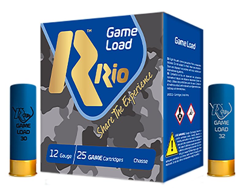 Rio TG368 Game Load 12Ga 2.75" 1.25oz #8 Shot 25rd Box