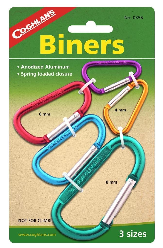Coghlan's Multi-Pack Biners 2513 Anodized Aluminum 5-Piece Set