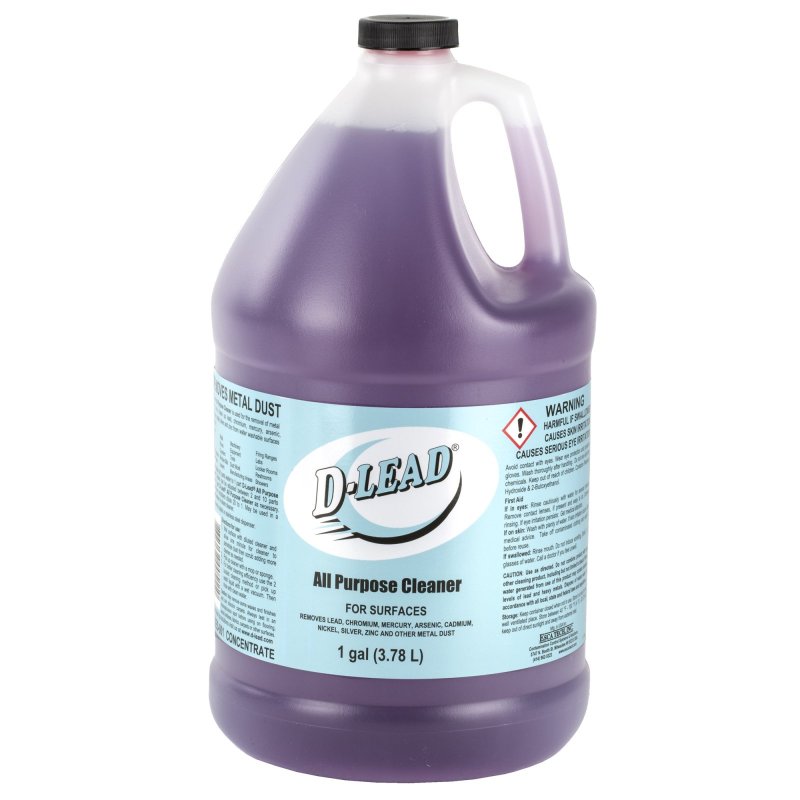 D-Lead 3102ES-4 Cleaner, Concentrated, 1 Gal Yields 5-20 Gal, Low-Sudsing