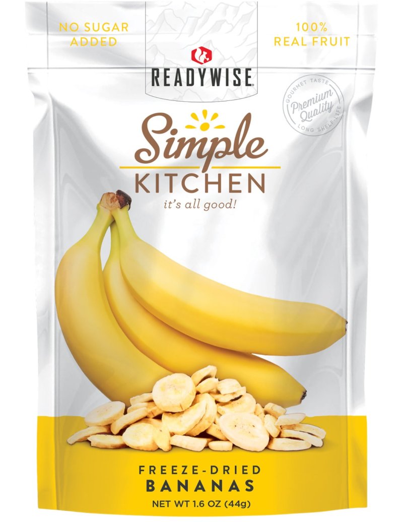 Wise Foods SK05007 Freeze-Dried Bananas 1-Can Long Shelf Life