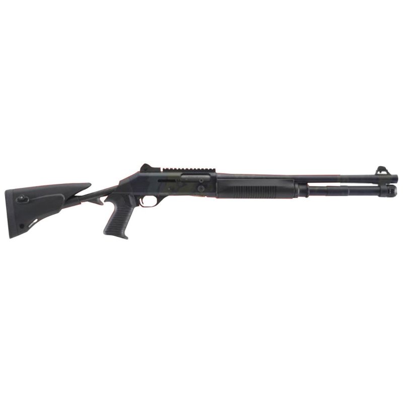 Benelli M4 EXT Tactical, 12ga, 18.5 Barrel, 3 Chamber, 7+1 Capacity, MultiCam Black, Semi-Auto Shotgun