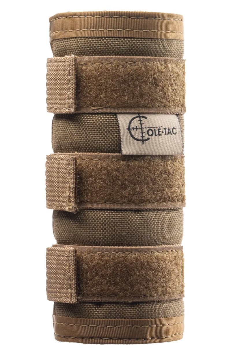 Cole-TAC HTP Cover Suppressor 6 In Coyote Brown Fits 1-2 In Diameter