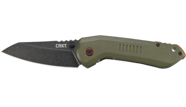 Overland Outdoor Folding Knife 3 in Blade High Carbon Steel Stonewash Finis