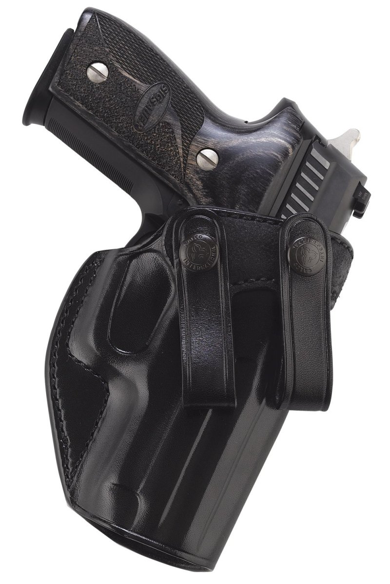 Galco SUM822B Summer Comfort IWB Holster Black Leather for Sig P320 Compact