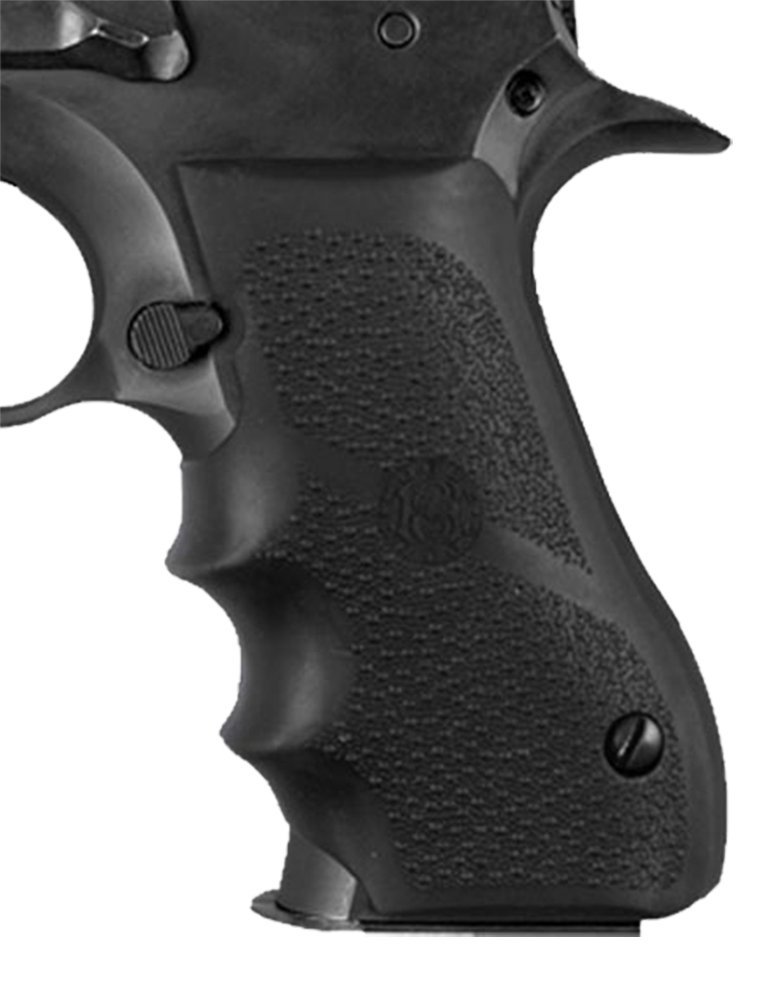 Hogue 76000 Rubber Grip Black with Finger Grooves for Baby Eagle 9/40