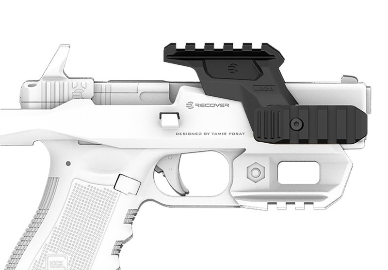 Recover Tactical UR2001 20/20 Series Brace Upper Rail Black Picatinny