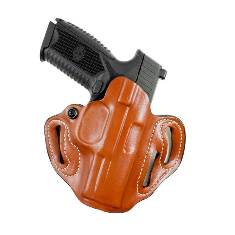 DeSantis Speed Scabbard Holster Tan RH for Colt 1911 4-4.25In