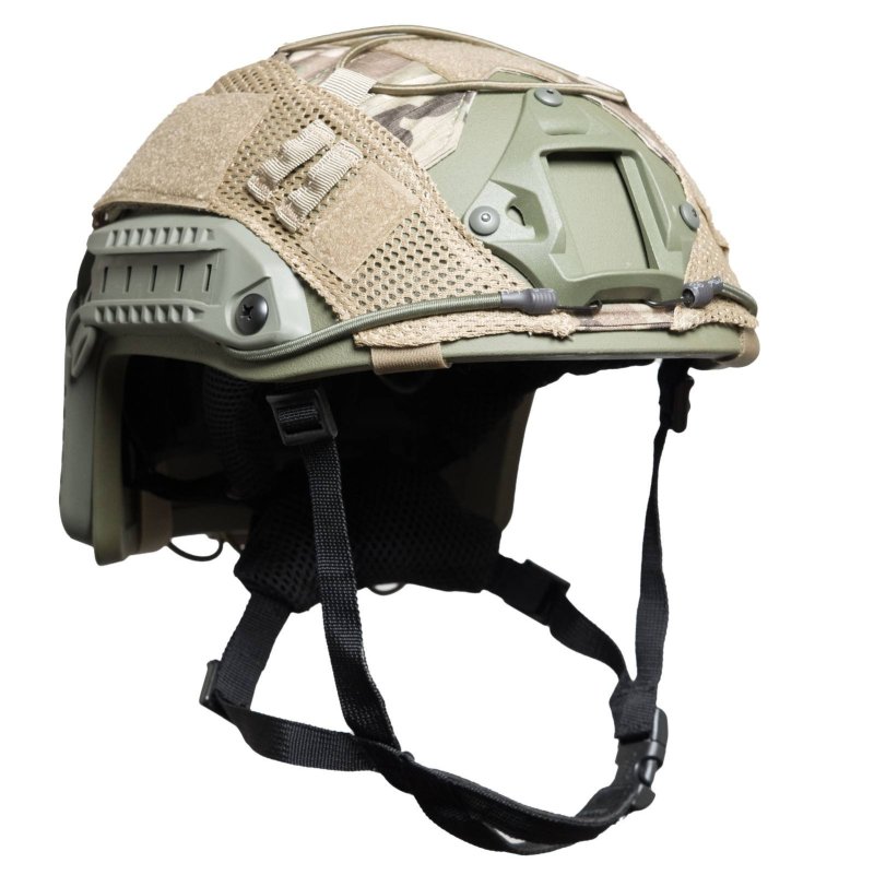 Guard Dog GD-FAST-HELMET-U Level IIIa Ballistic Helmet Green Multicam 3.5