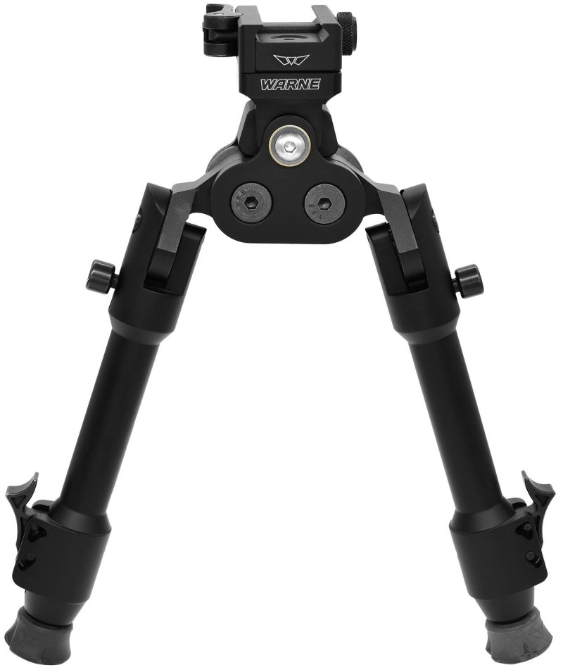Warne 7923M Skyline Pro Bipod QD Picatinny Black 7075 Aluminum