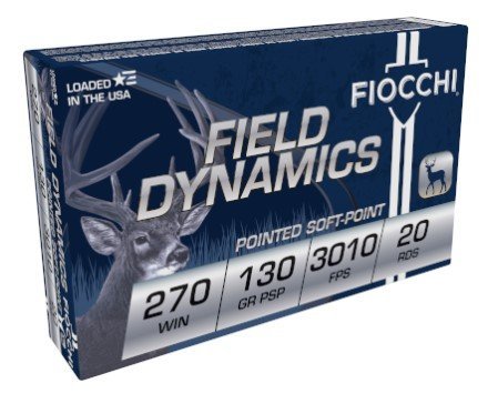 Fiocchi 270SPB 270 Winchester 130gr Pointed Soft-Point 24In