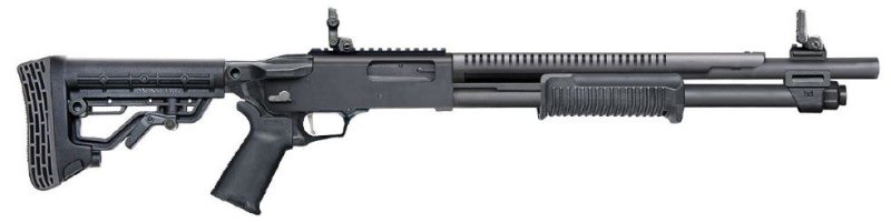 Mossberg 590R 12 Gauge Pump Action Tactical Shotgun (Black)
