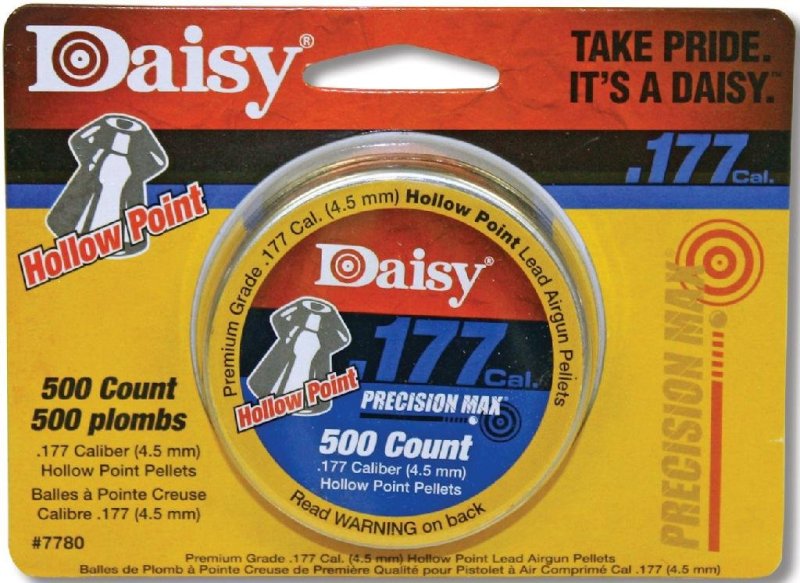 Daisy .177 Cal. Hollow Point Pellets in Tin