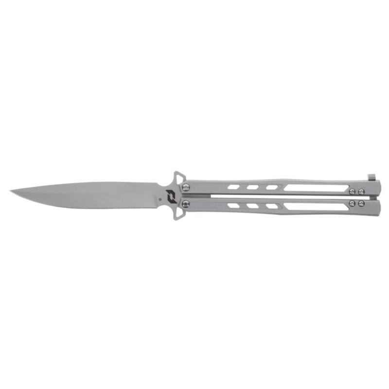 Schrade Alkymest Butterfly D2 Steel 4 In Silver Stainless Steel
