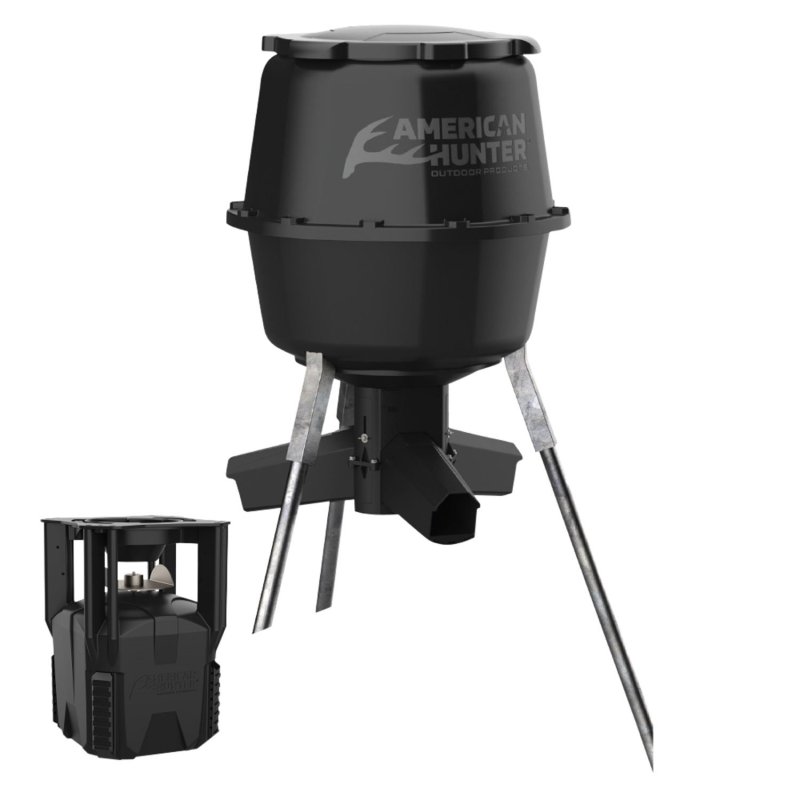 GSM Outdoors XDE-Pro Feeder 30 Gal Capacity Bulk Feed Hopper