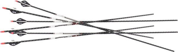 Easton 617842 5mm Full Metal Jacket Arrows 400 Blazer Vanes 6-Pack