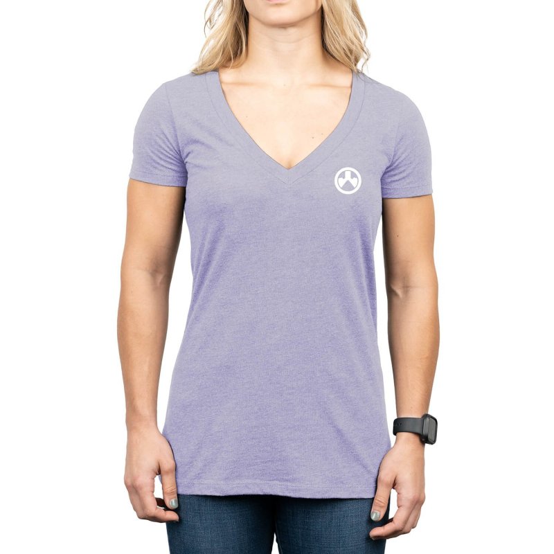 Magpul MAG1343-530-3X Orchid Heather V-Neck T-Shirt 3XL