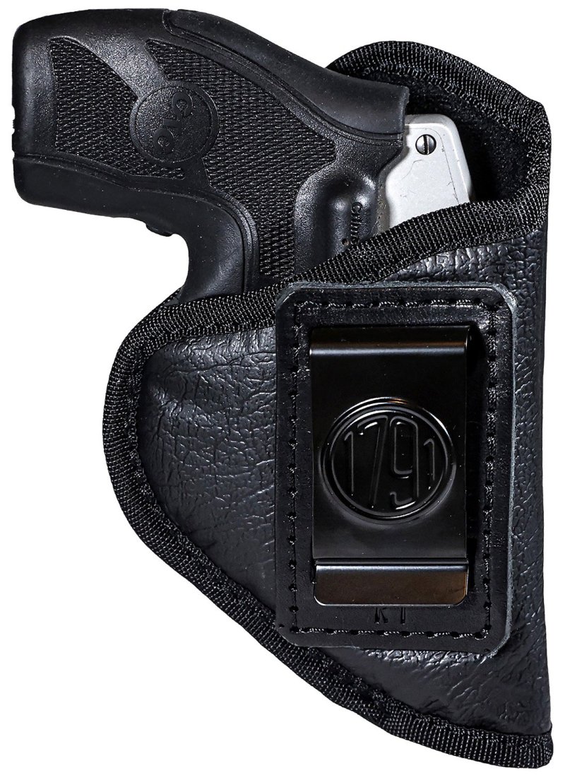 1791 Gunleather ECOR1BLKR EcoCarry IWB Holster Black Small Right Hand