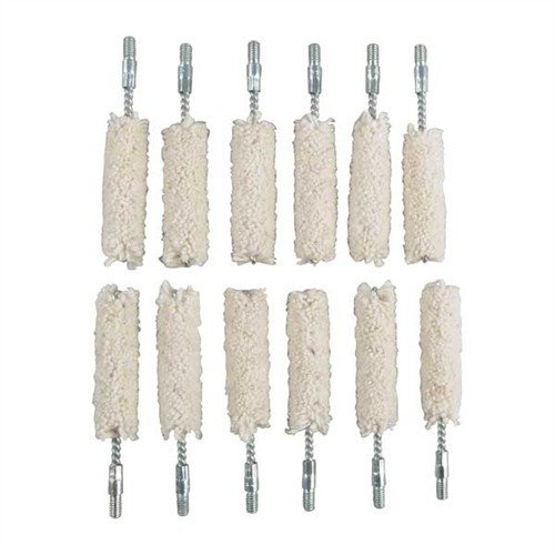 Brownells Cotton Bore Mop 40 Caliber 12 Pack