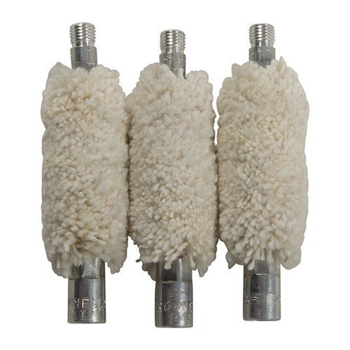 Brownells Double-Up Cotton Mop 12 Gauge 3 Pack