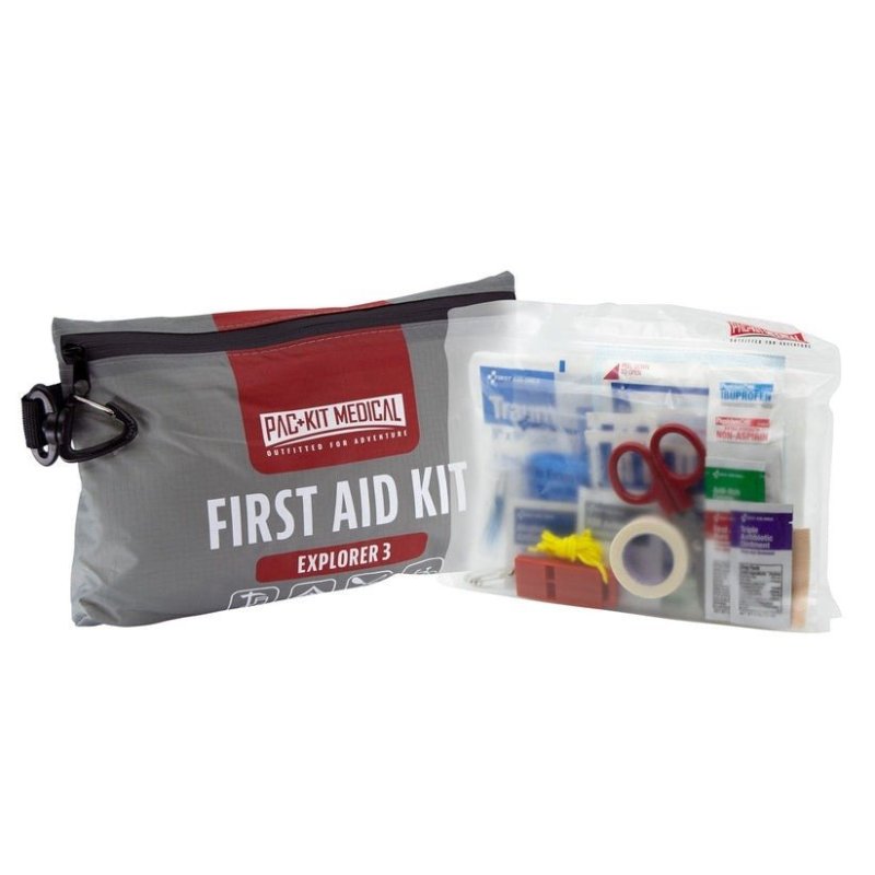 Pachmayr Pac-Kit Explorer 96010 Watertight First Aid Kit 103 Pieces Gray