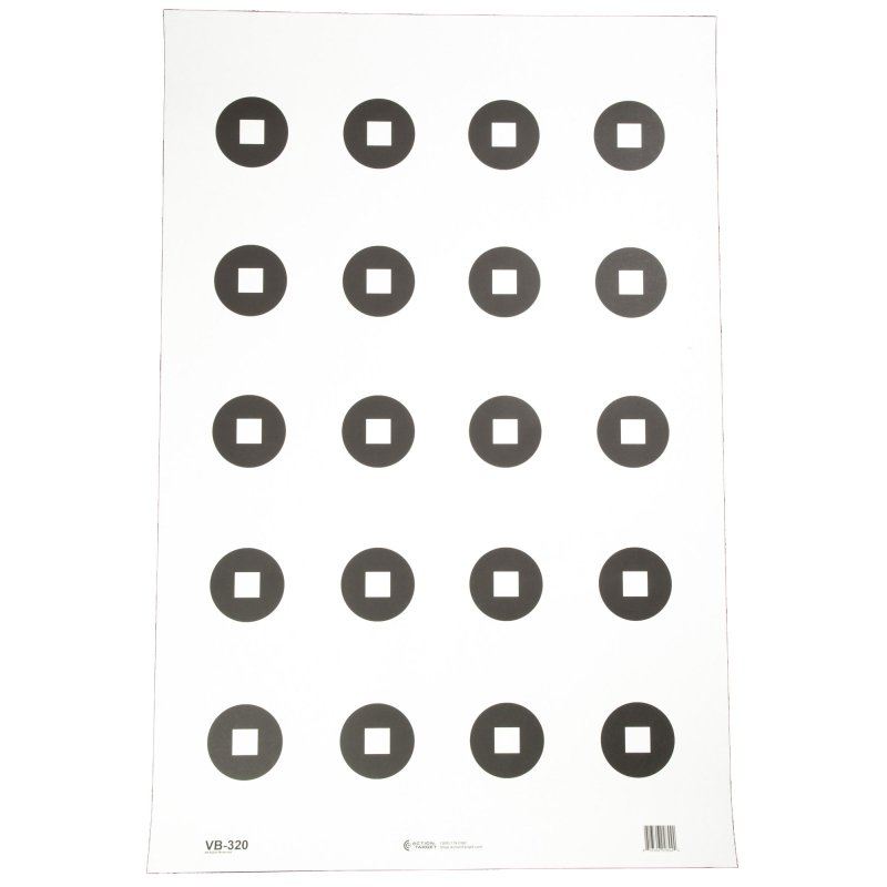 Action Target VB-320-100 Military 3" Aimpoint Dot Target, 23"x35", 100 Pack