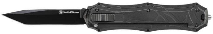 Smith & Wesson SWOTF9TB OTF Assist Tanto Black Oxide 3.6 In Blade