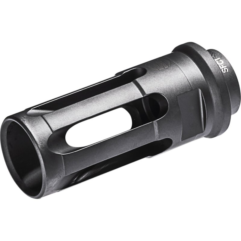 SureFire WARCOMP 5.56 Closed-Tine Flash Hider & Suppressor Adapter - Heat Treated, DLC Coated