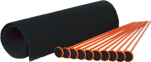 GUN Storage Solutions Small Rifle ROD KIT 10 ORG Rods .22 CAL RR10SKOR