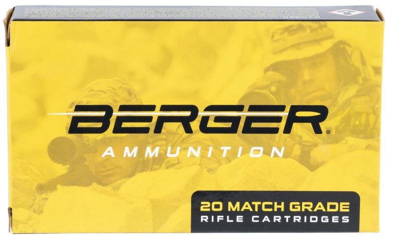 Berger Bullets 31011 6.5 Creedmoor 140gr Hybrid Target Ammo 20 Rounds