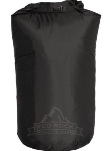 Red Rock Gear 80191BLK 4L Waterproof Roll Top Dry Bag