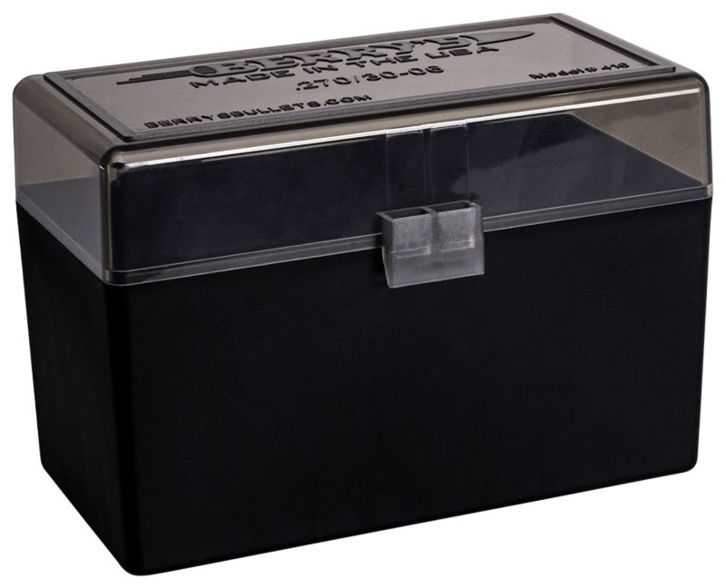 Berry's Ammo Box #410 - .270 cal/.30-06 Sprg. 50/rd Smoke/Black