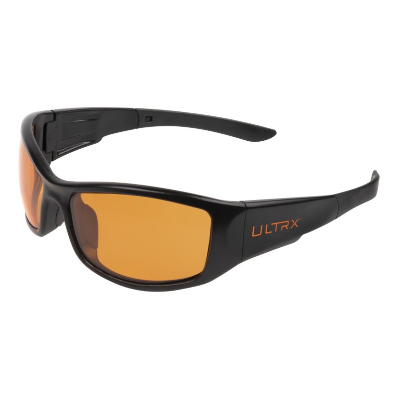 Allen ULTRX Sync Safety Glasses Black with Amber Lenses