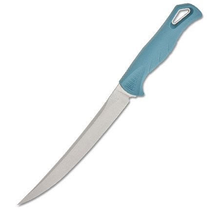 Benchmade 18010 Fishcrafter 7" Trailing Point Knife Blue Santoprene