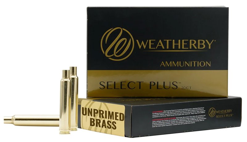 Weatherby Select Plus 6.5 RPM Rifle Brass 20ct BRASS65RPM20CT