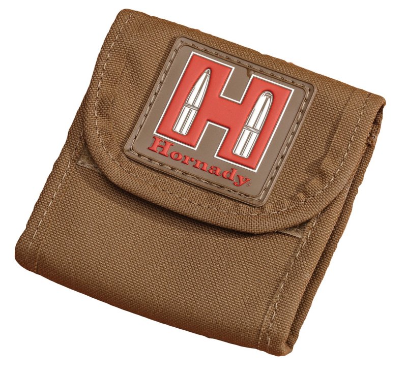 Hornady 99116 Rifle Ammo Pouch Tan Cordura 10rd Velcro Closure