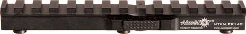 AimShot MTKMQR140PR Quick Release KeyMod Picatinny Rail 5.5" Black