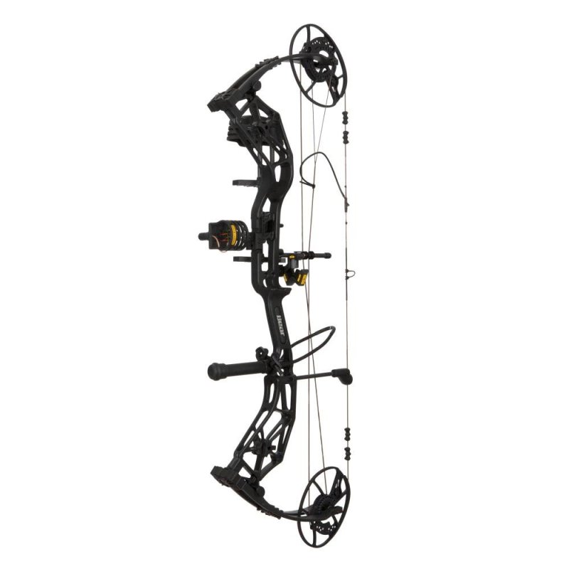 Bear AV46B73116R Paradigm RTH Black 60 lbs RH 333 FPS 33" Axle 80% Let-Off