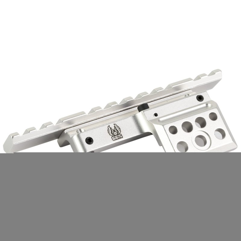 GG&G GGG-1519BD Rug Mini-14 Silver Scope Mount MIL-STD-1913 5.25 In Rail