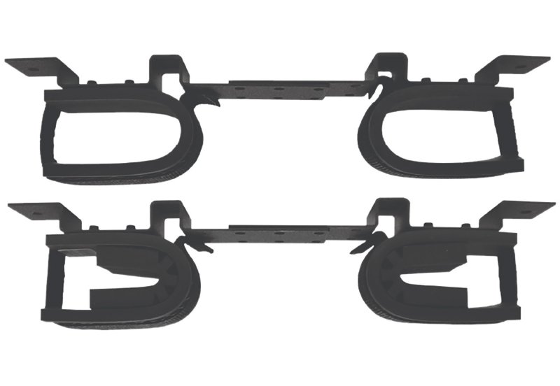 Rugged Suppressors Rugged Gear 10075 Overhead Black Steel Gun Rack Holds 2