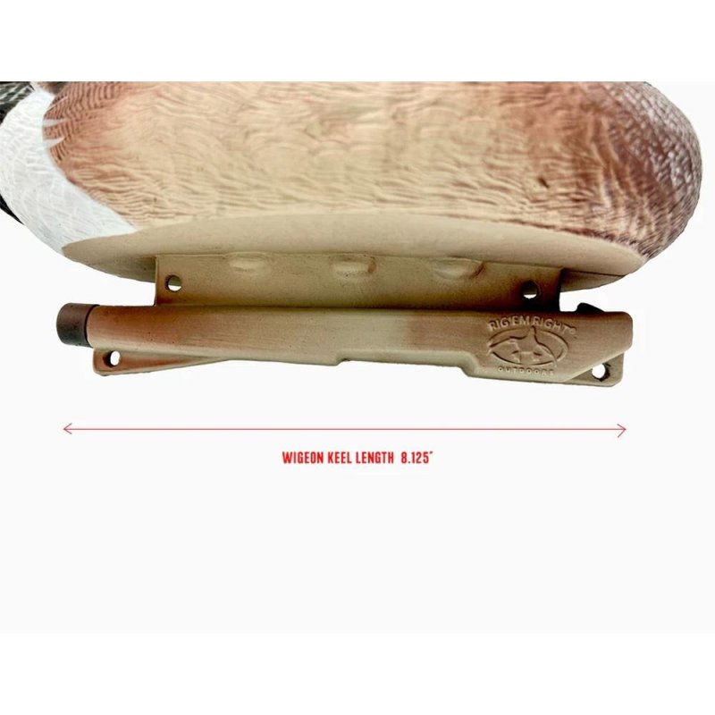 Rig'Em Right Mainline Series Wigeon Duck Decoy 6/ct