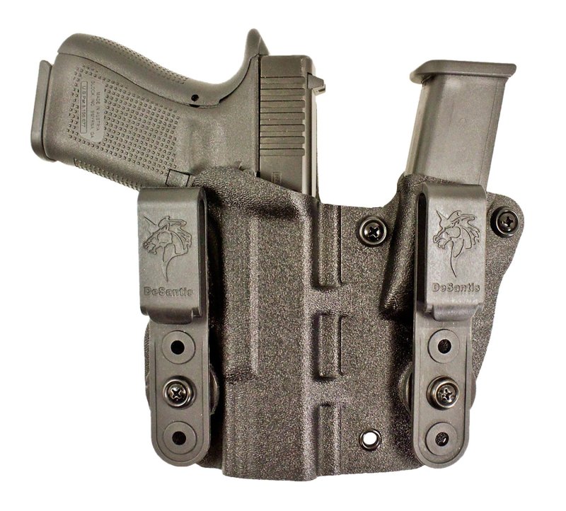 DeSantis 160KA8BZ0 Hidden Truth AIWB Holster Black Kydex Glock 43 RH