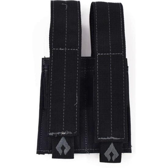 Advance Warrior Solutions PDMP-BL Double Mag Pouch Black