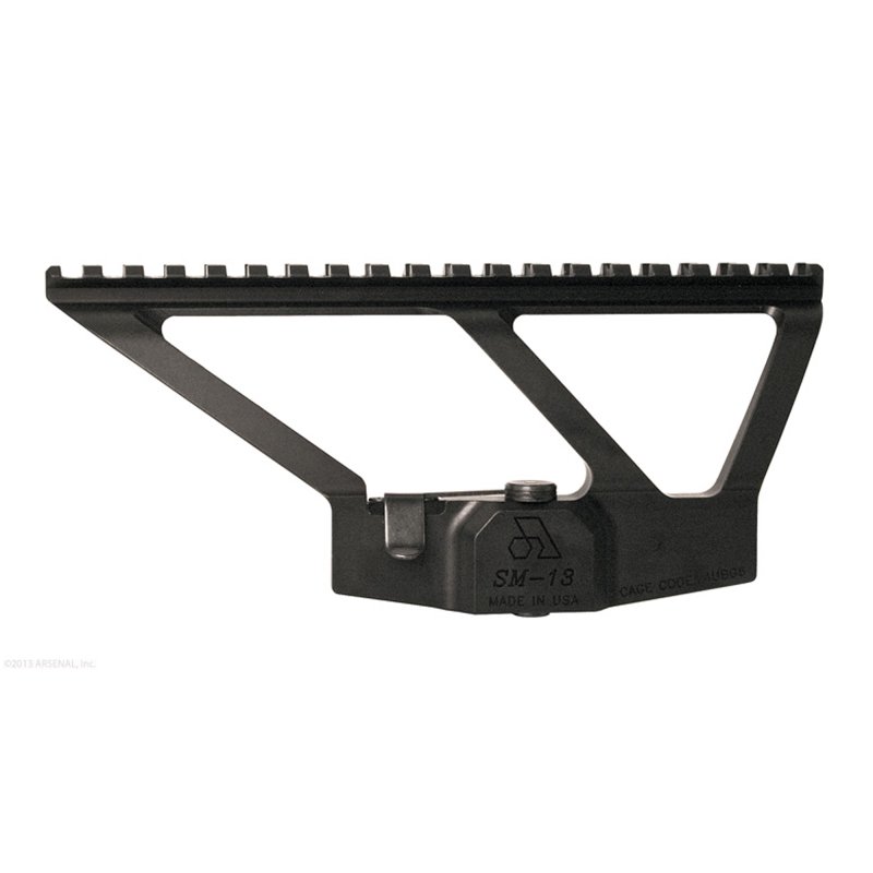 Arsenal SM13 Picatinny Scope Mount Black Aluminum 7.625" Low Profile