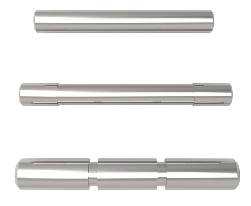 Cross Armory CRGPSSV 3 Pin Set Silver Steel for Glock Gen1-3