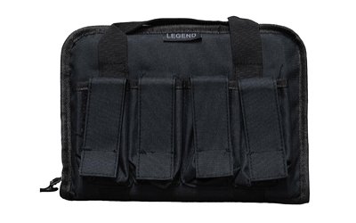 Legend Outdoor Gear PEG100-BK Tactical Pistol Case 12.5x1.5x8in Black