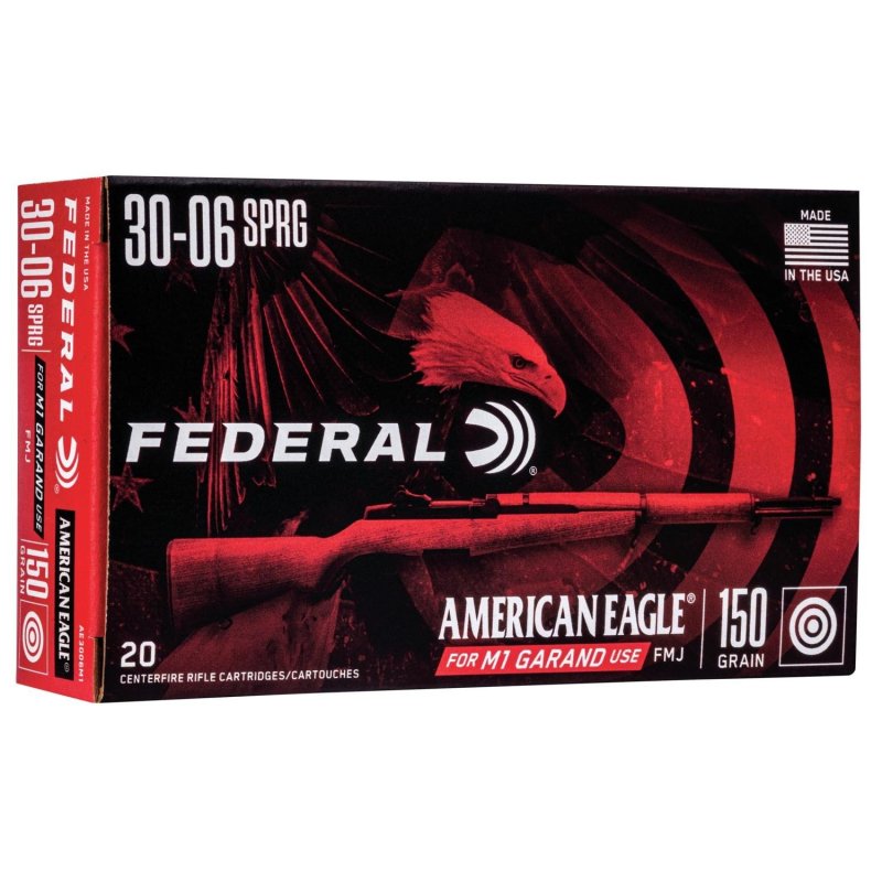 Federal Premium American Eagle M1 Grand 30-06 Springfield 2500 ct