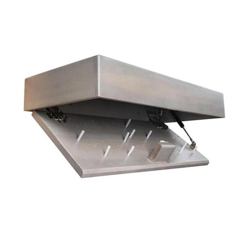 Lockdown In-Plain-Sight Shelf Farmhouse 14 In Natural Wood LED Light